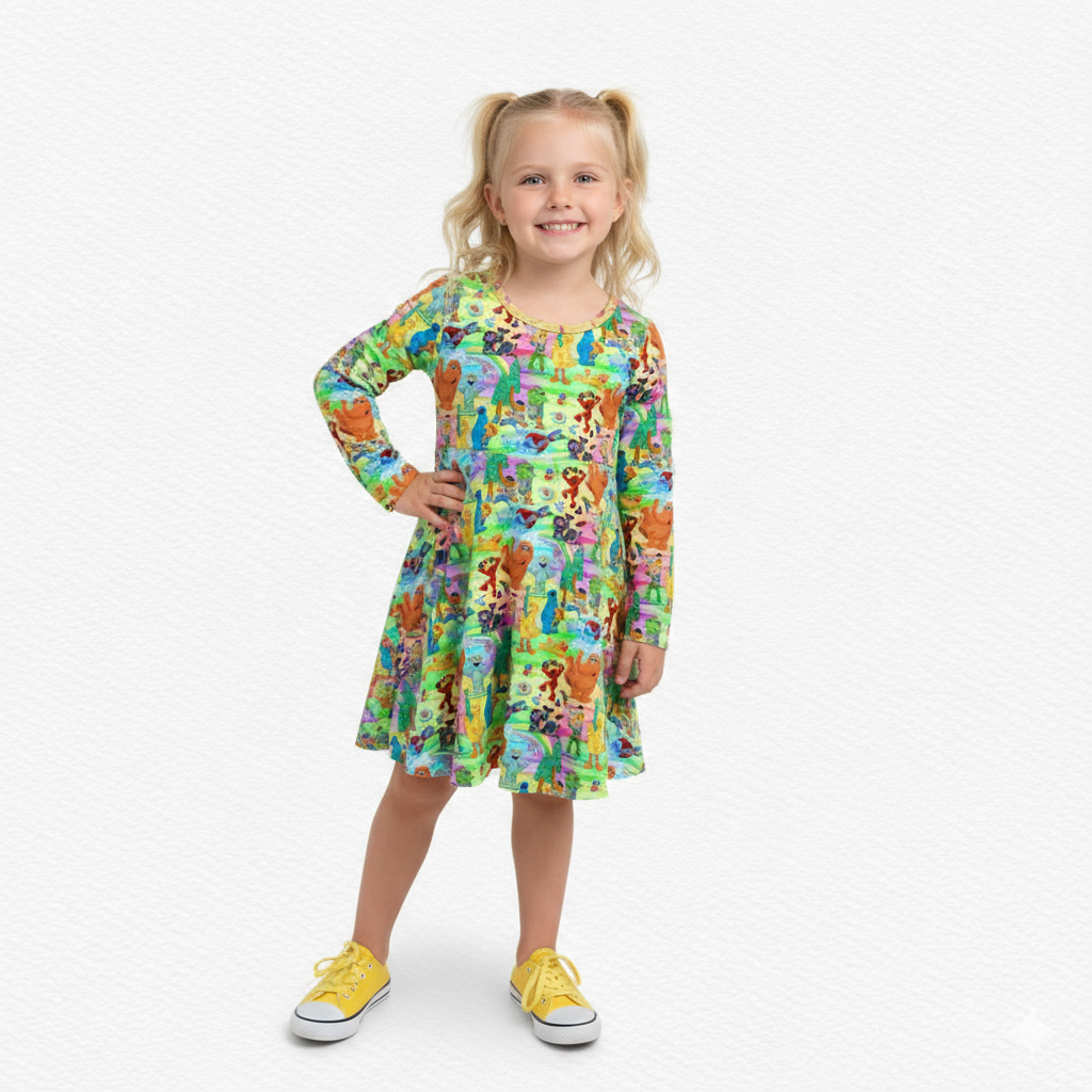 Sunny Days Bow Back Twirl