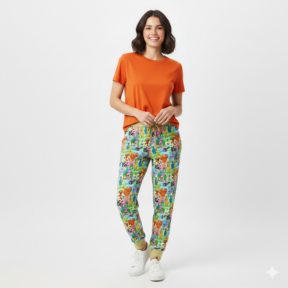 Sunny Days French Terry Adult Joggers