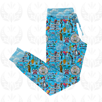 Oh The Places You’ll Go French Terry Adult Joggers