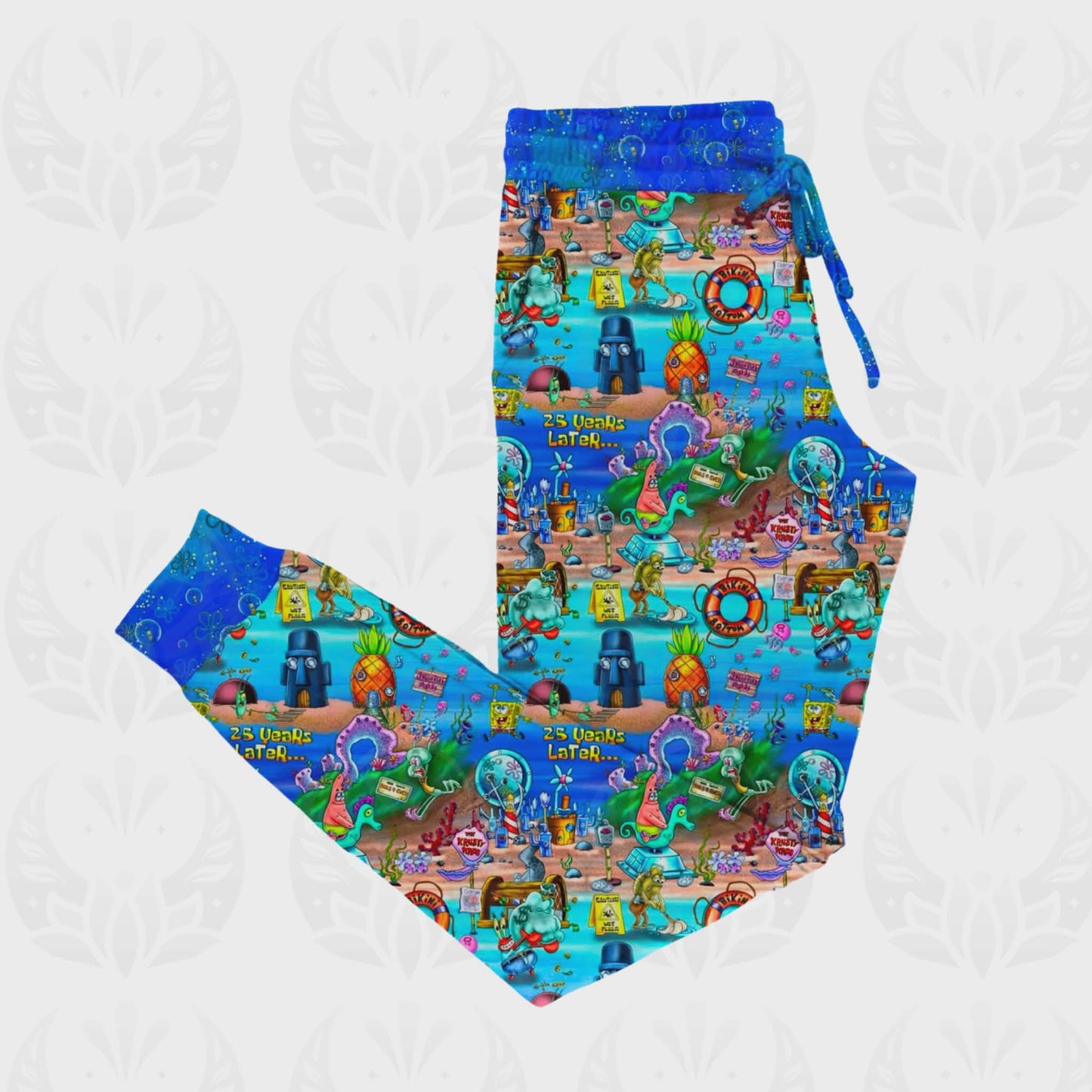 Bikini Bottom French Terry Adult Joggers