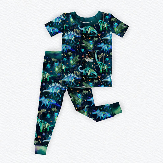 Jurassic Nights Short Sleeve & Pants Set