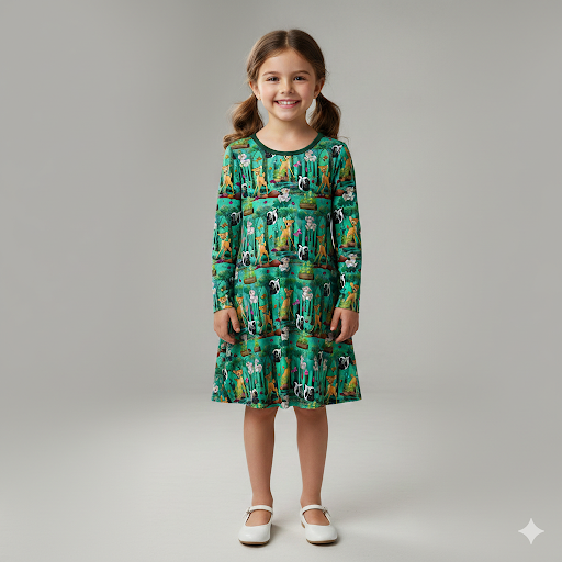 Forest Friends Bow Back Twirl