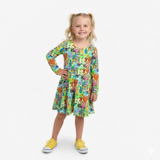 Sunny Days Bow Back Twirl