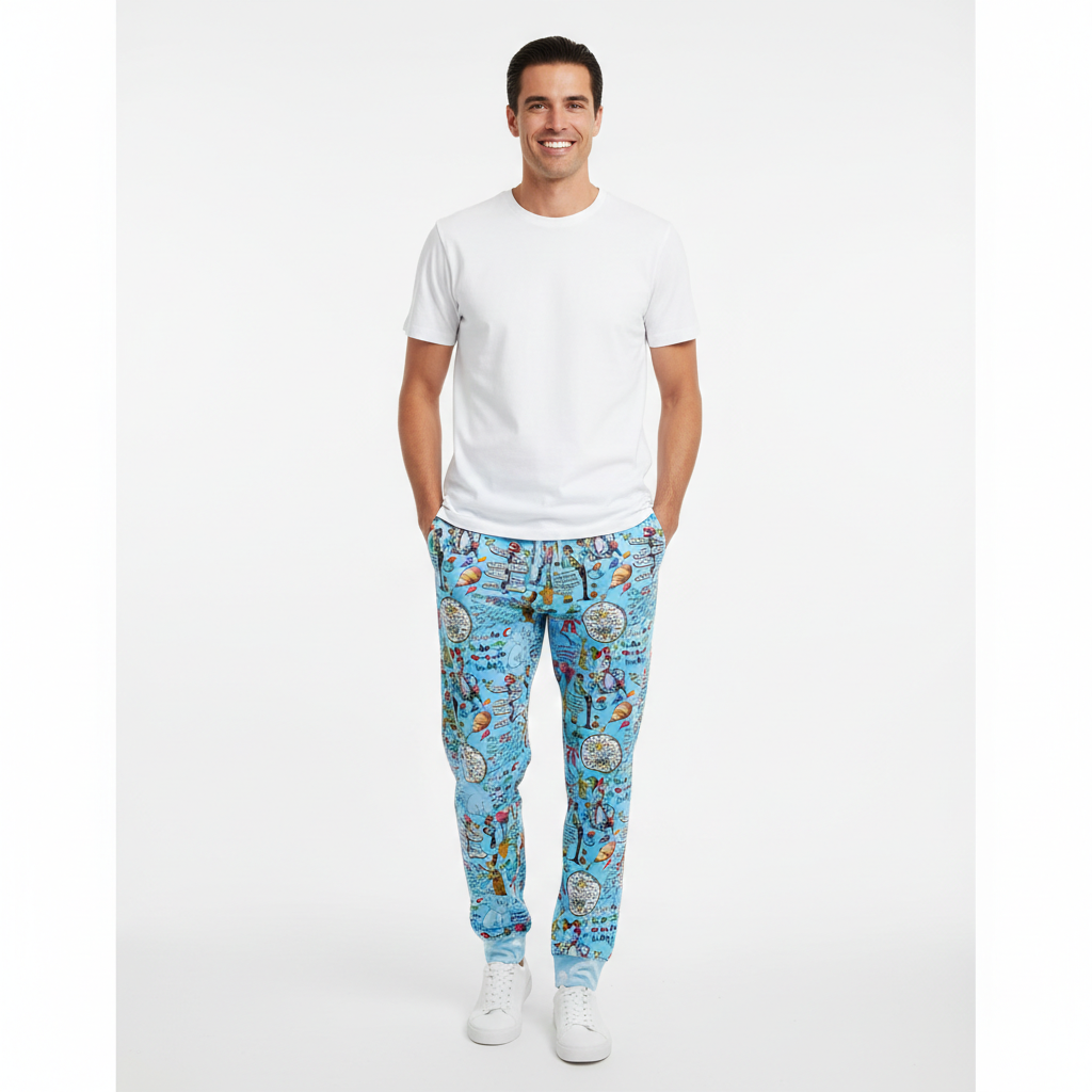 Oh The Places You’ll Go French Terry Adult Joggers