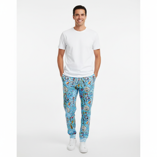 Oh The Places You’ll Go French Terry Adult Joggers