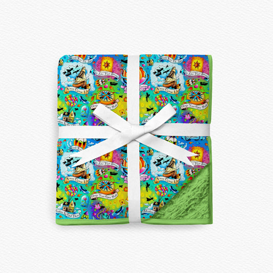 Adventure Awaits Bamboo Plush Blanket