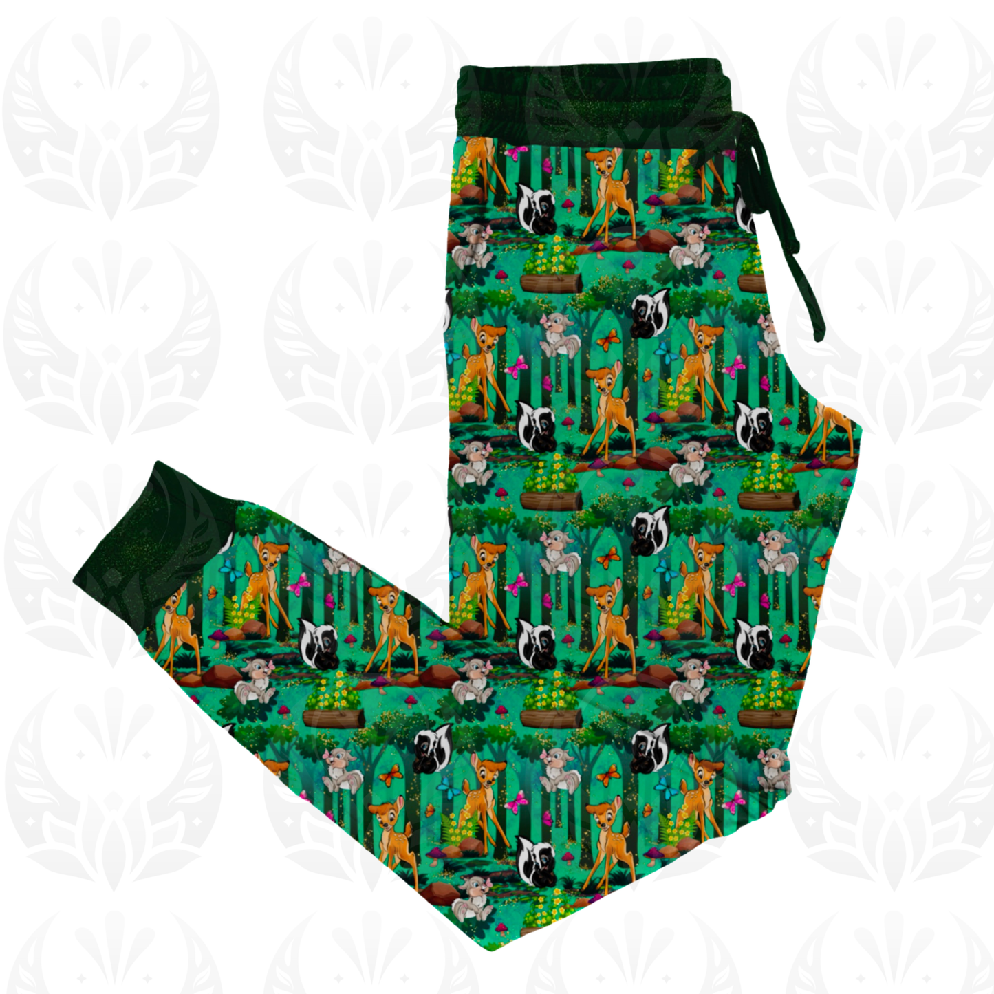 Forest Friends French Terry Adult Joggers