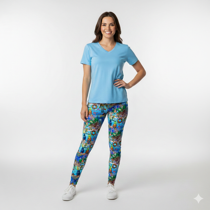 Bikini Bottom French Terry Adult Joggers