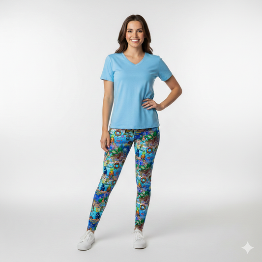 Bikini Bottom French Terry Adult Joggers