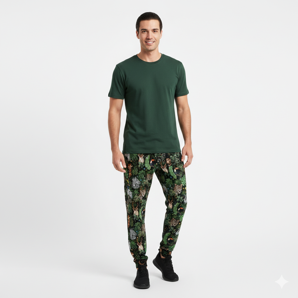 Moonlit Safari French Terry Adult Joggers