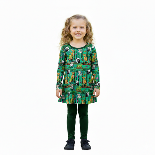 Forest Friends Peplum Set