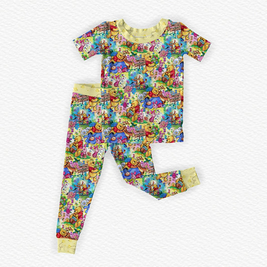 Sweet As Hunny Short Sleeve & Pants Two Piece Set