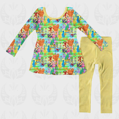 Sunny Days Peplum Set