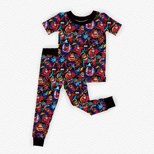 Powerhouse Short Sleeve & Pants Two Piece Set