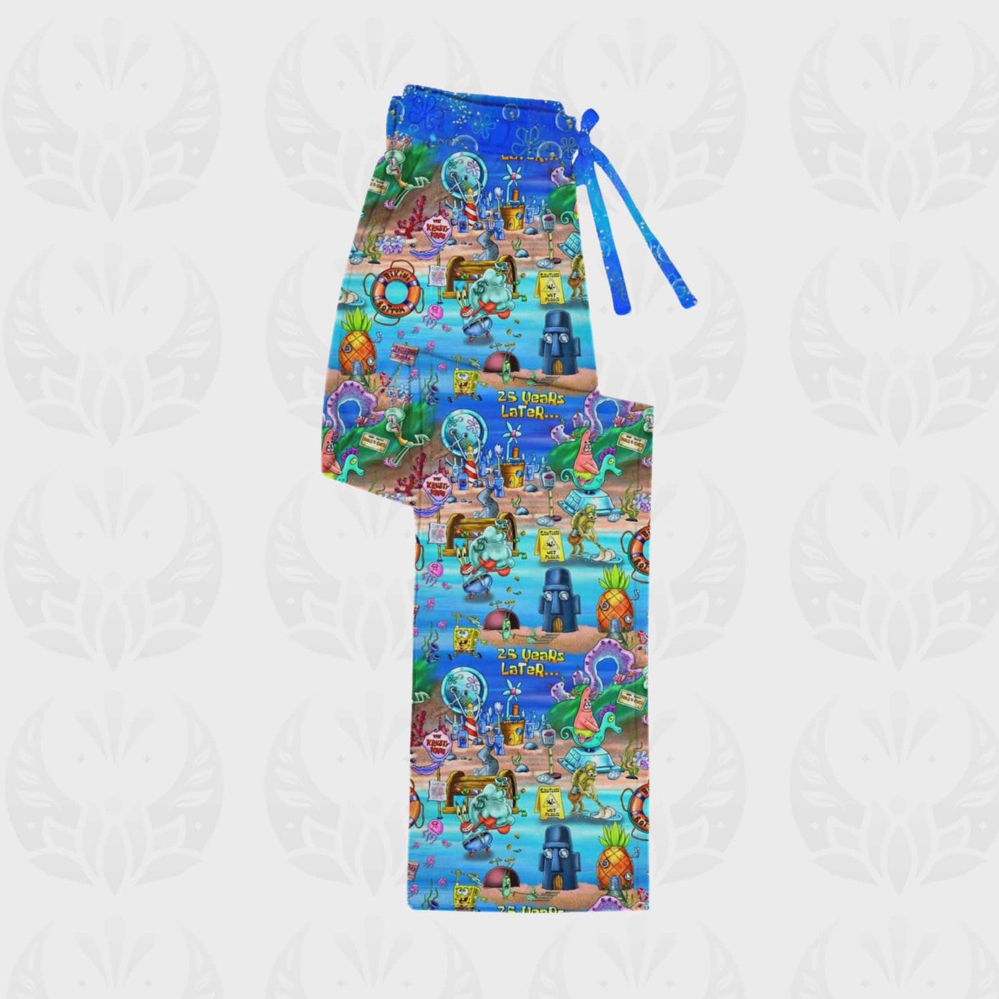Bikini Bottom Straight Leg Pants