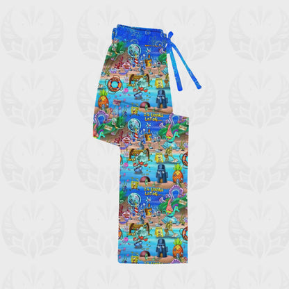 Bikini Bottom Straight Leg Pants