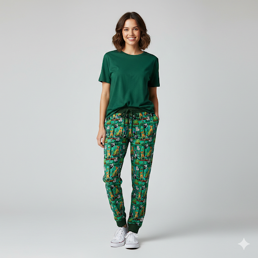 Forest Friends French Terry Adult Joggers